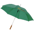 23" Lisa-sateenvarjo puukahvalla, automaattisesti avautuva, vihreä lisäkuva 3